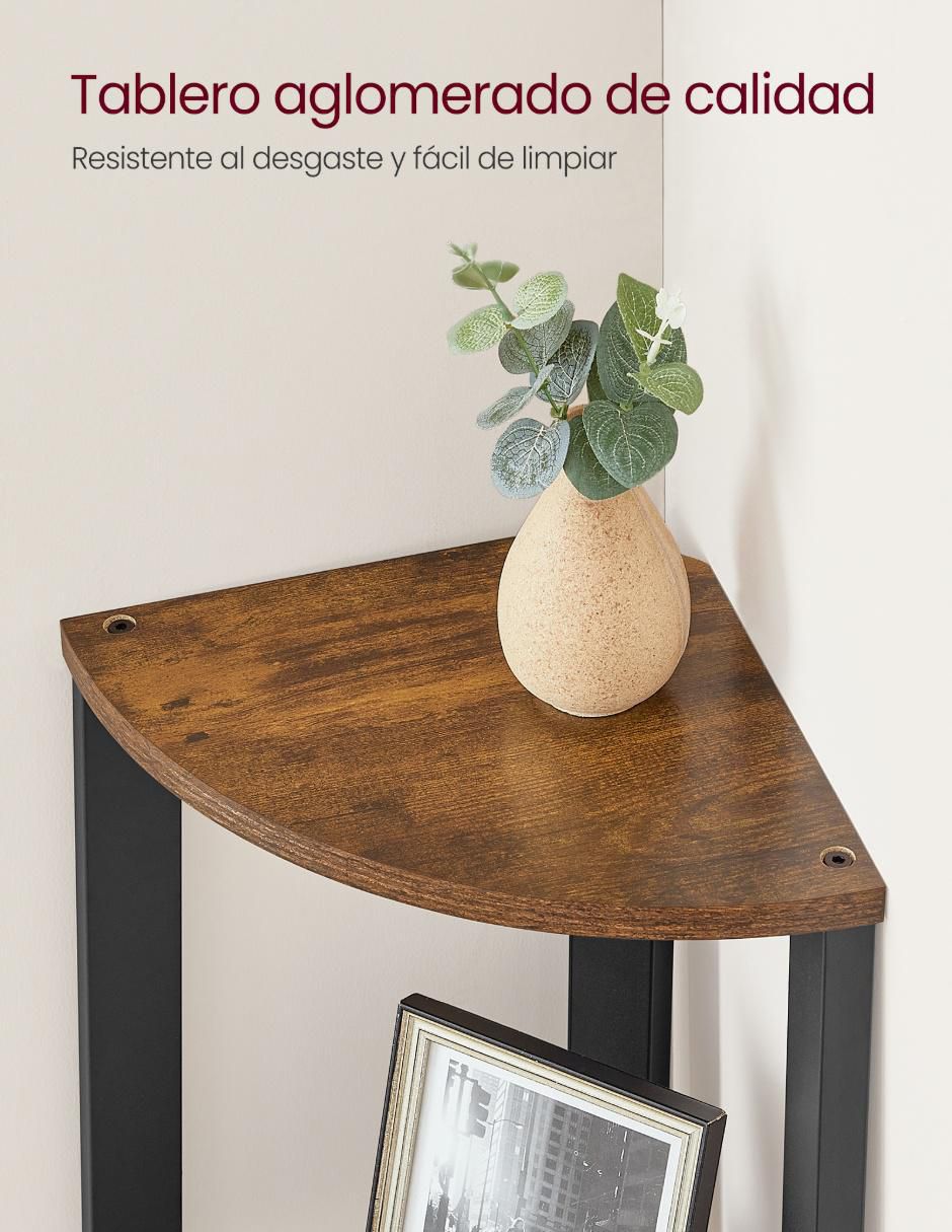 Estante de madera con metal Barnet MLLS34X 3