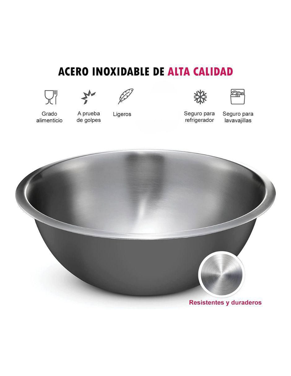 Set bowl 3 piezas de acero inoxidable 5