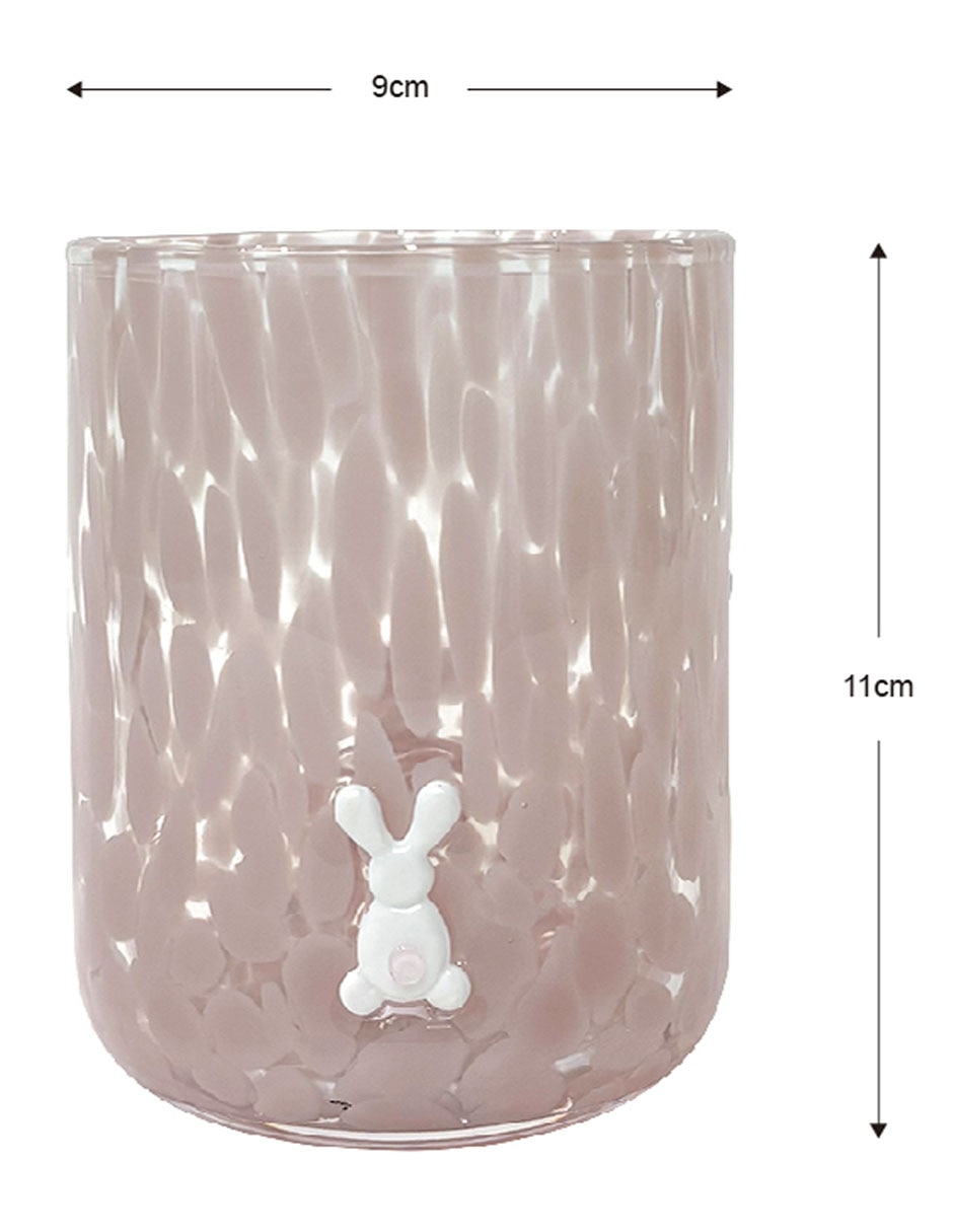 Vaso para agua Pascua de vidrio 5