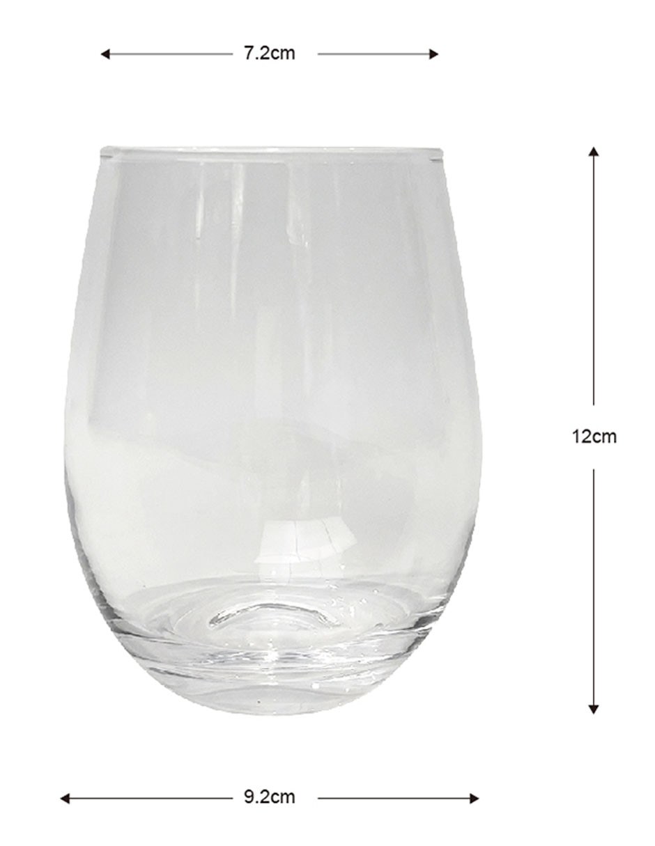 Vaso para agua de vidrio 5