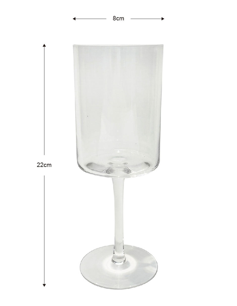 Copa para agua de vidrio 5