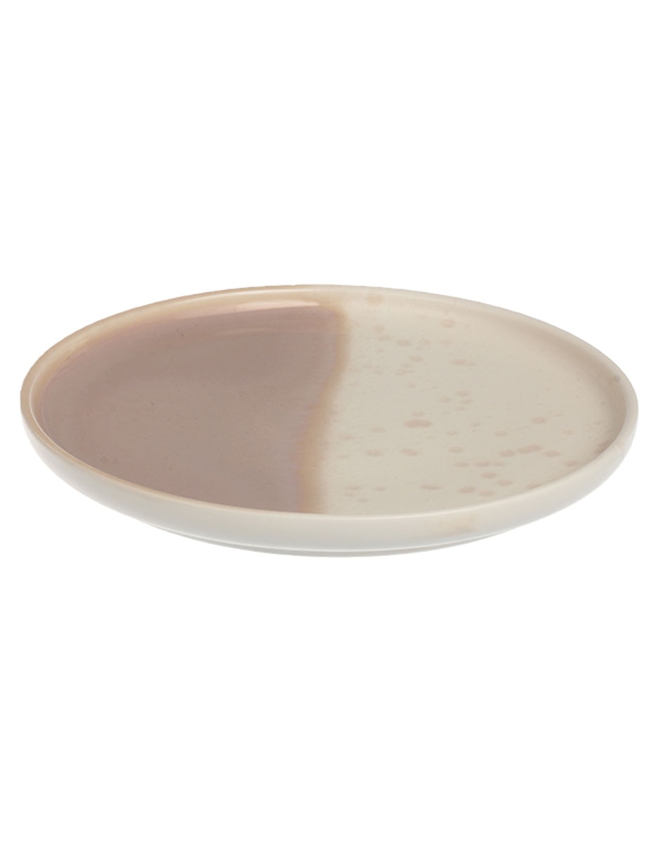 Plato ensalada Oasis Floral de porcelana
