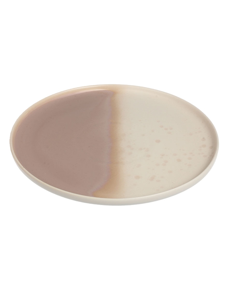 Plato trinche Oasis Floral de porcelana