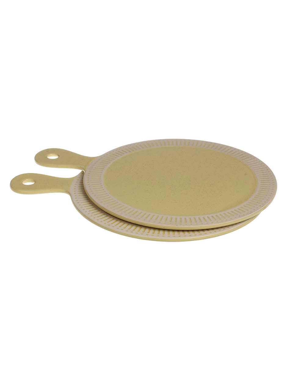 Set tabla para queso de cerámica