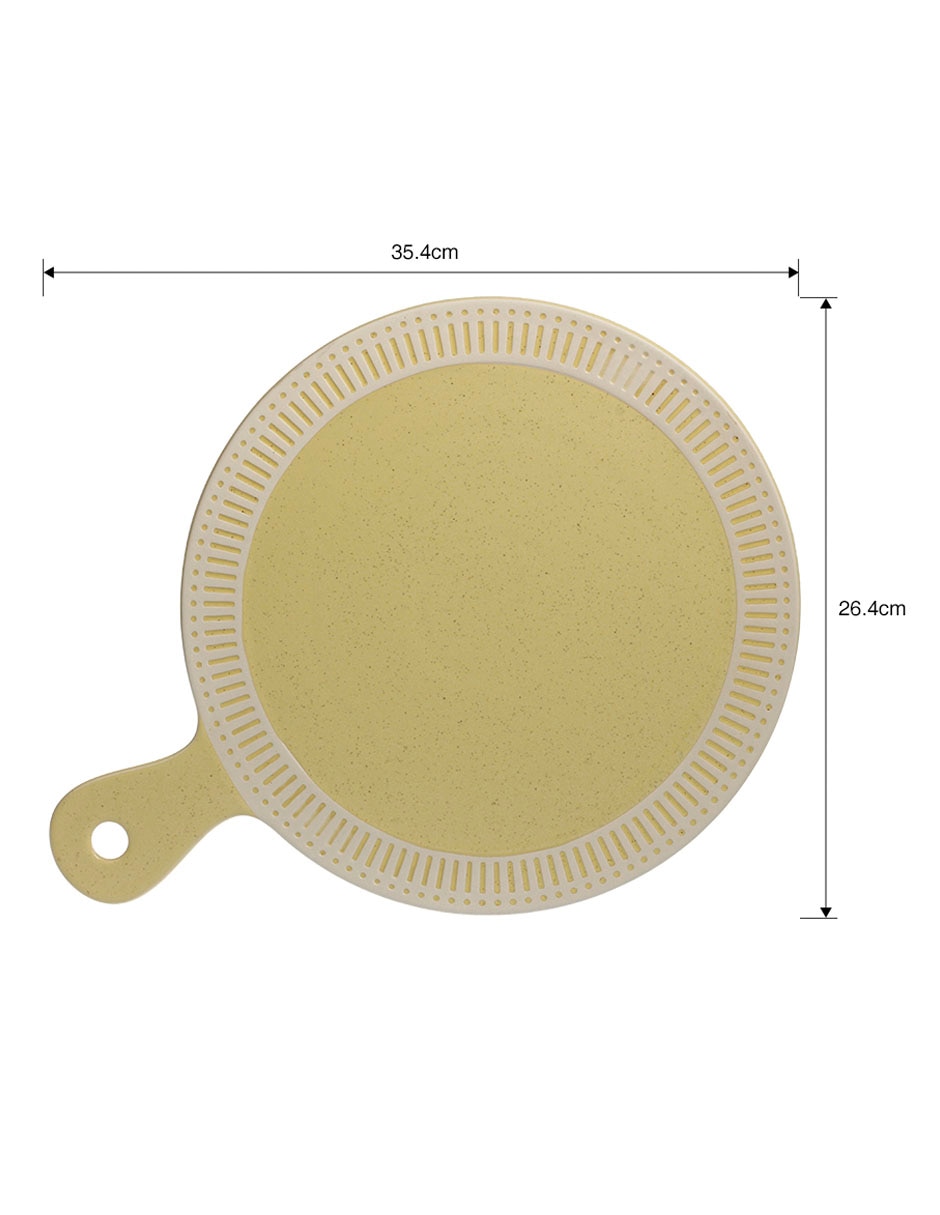 TABLA QUES, 27 X 35 CM, AMARILLO CLARO