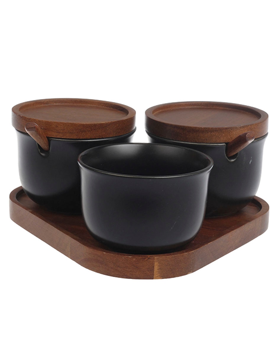 Set botanero de porcelana
