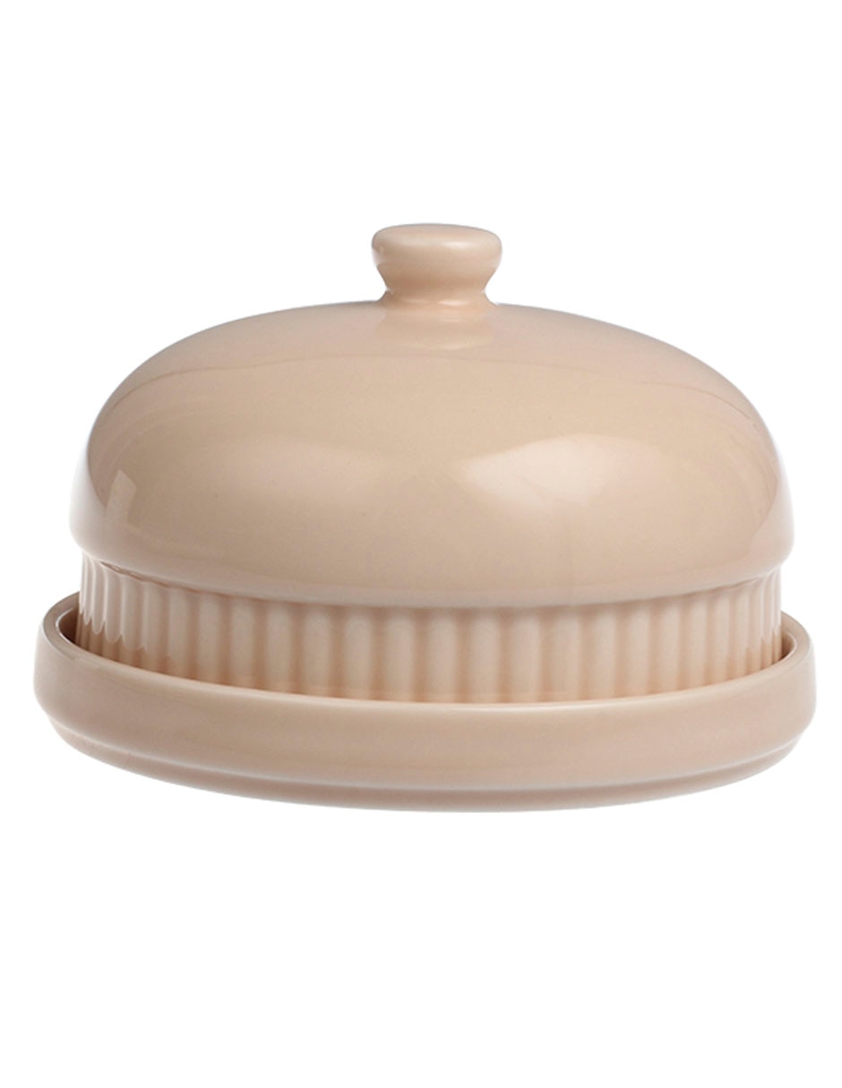 Mantequillero de porcelana