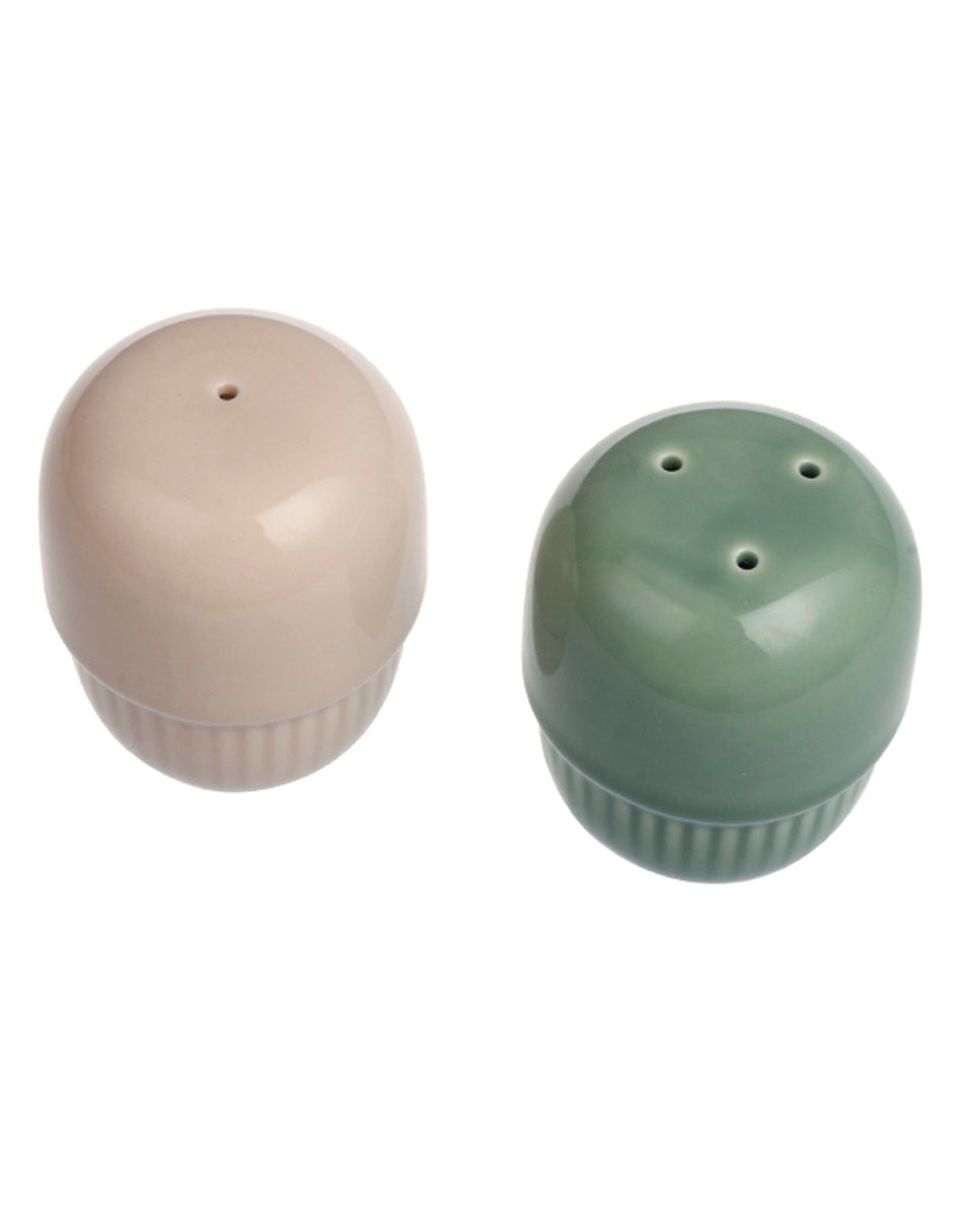 Salero y pimentero de porcelana 3