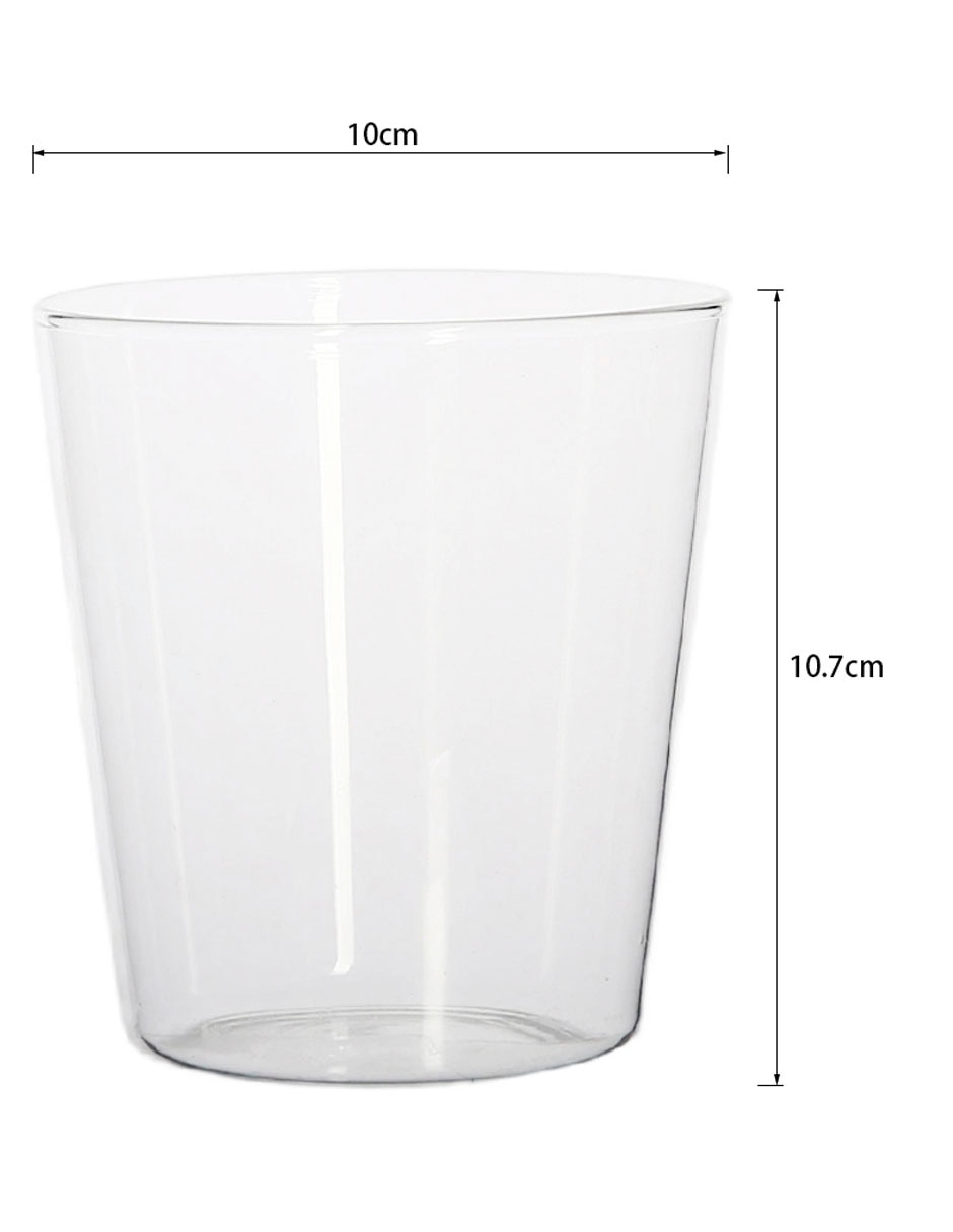 Vaso para agua de vidrio 4