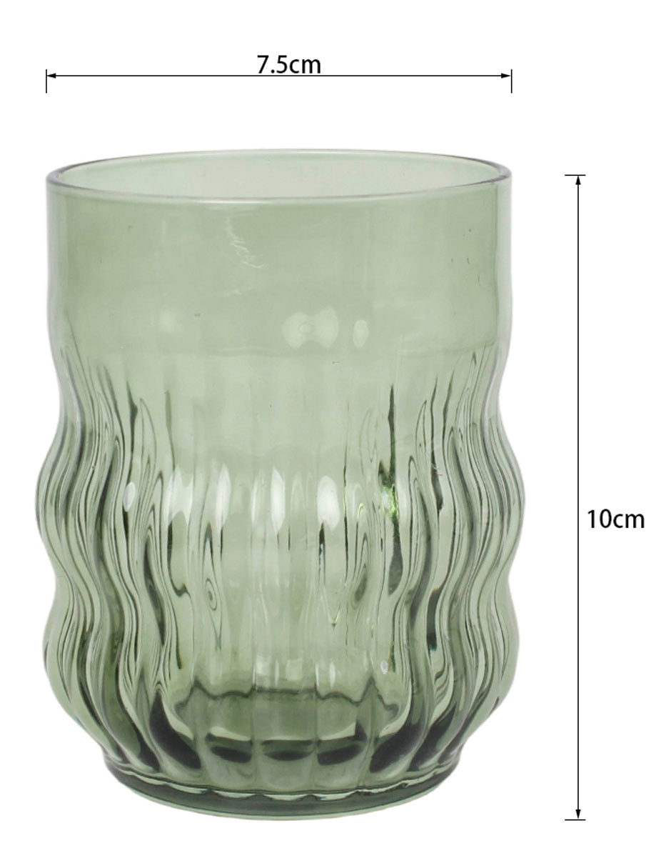 Vaso para agua de vidrio 3