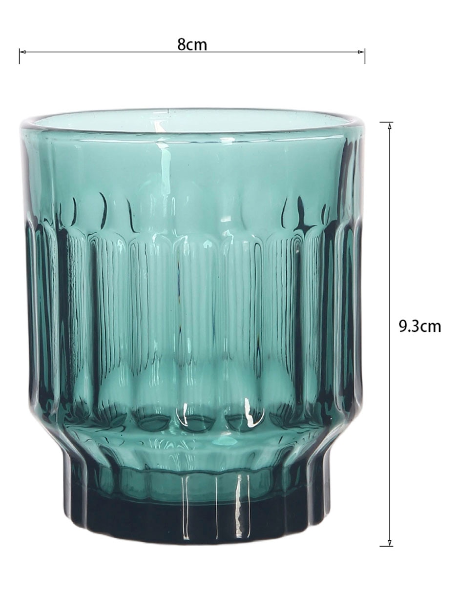 Vaso para agua de vidrio 3
