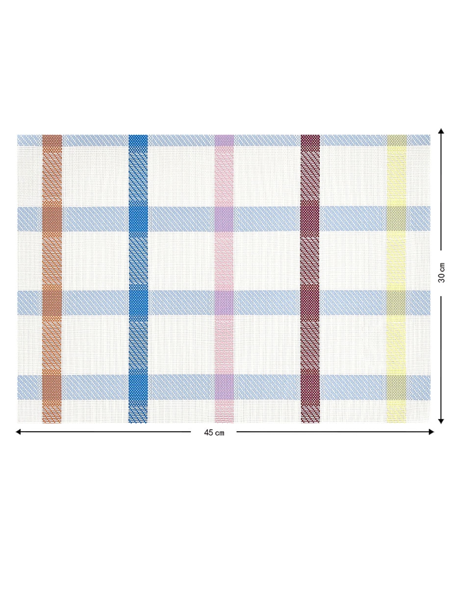Mantel individual rectangular Pascua 6