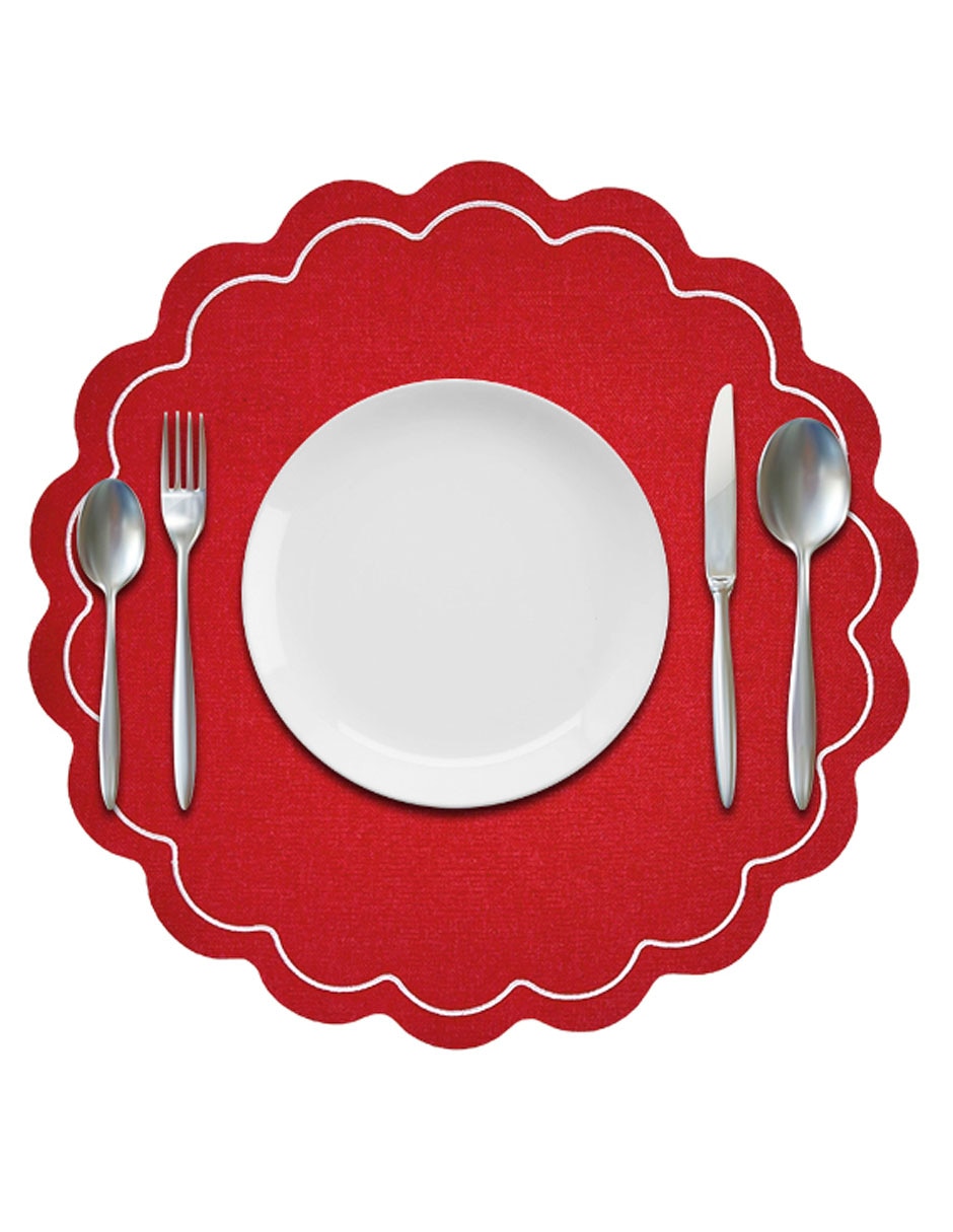 Mantel individual flor Valentine 4