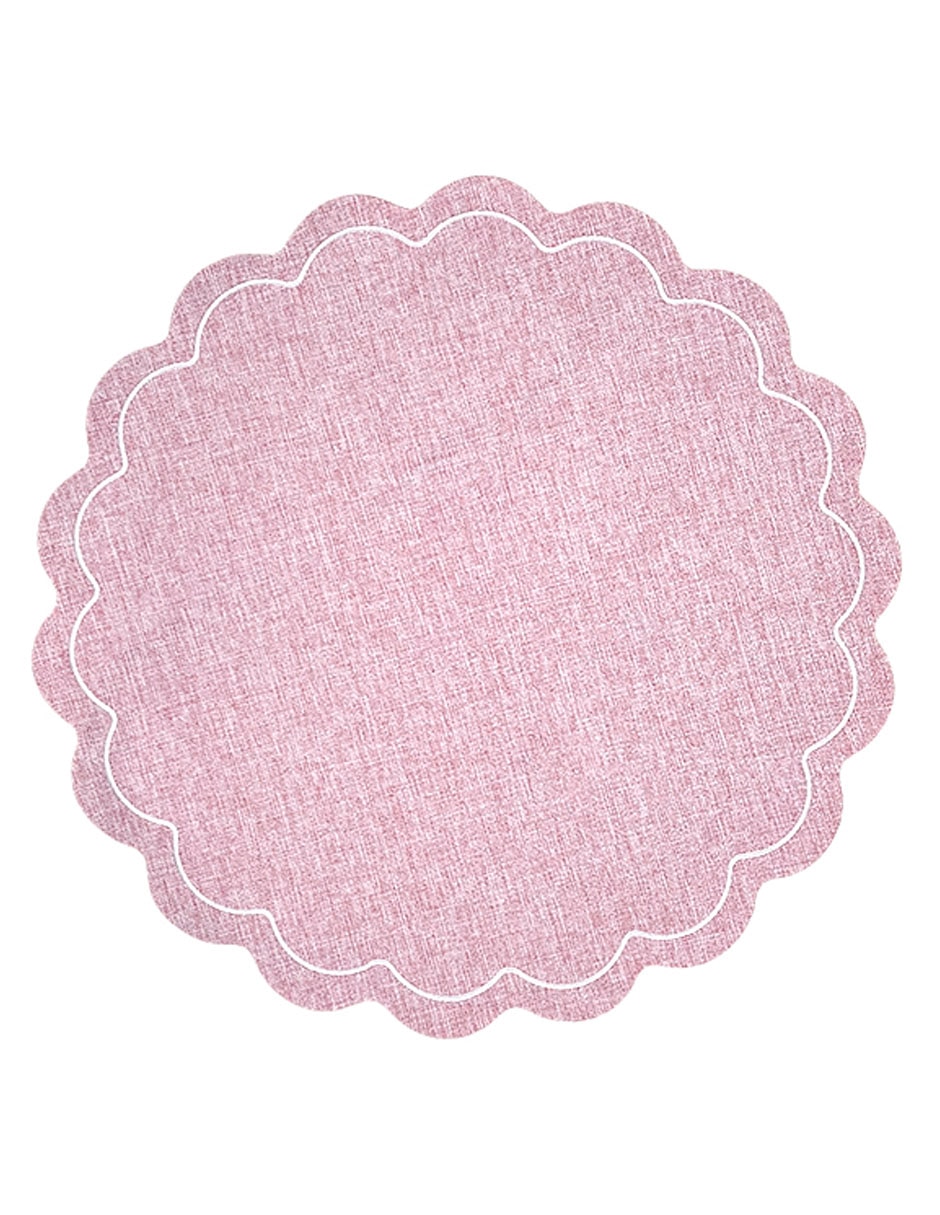 Mantel individual flor Valentine