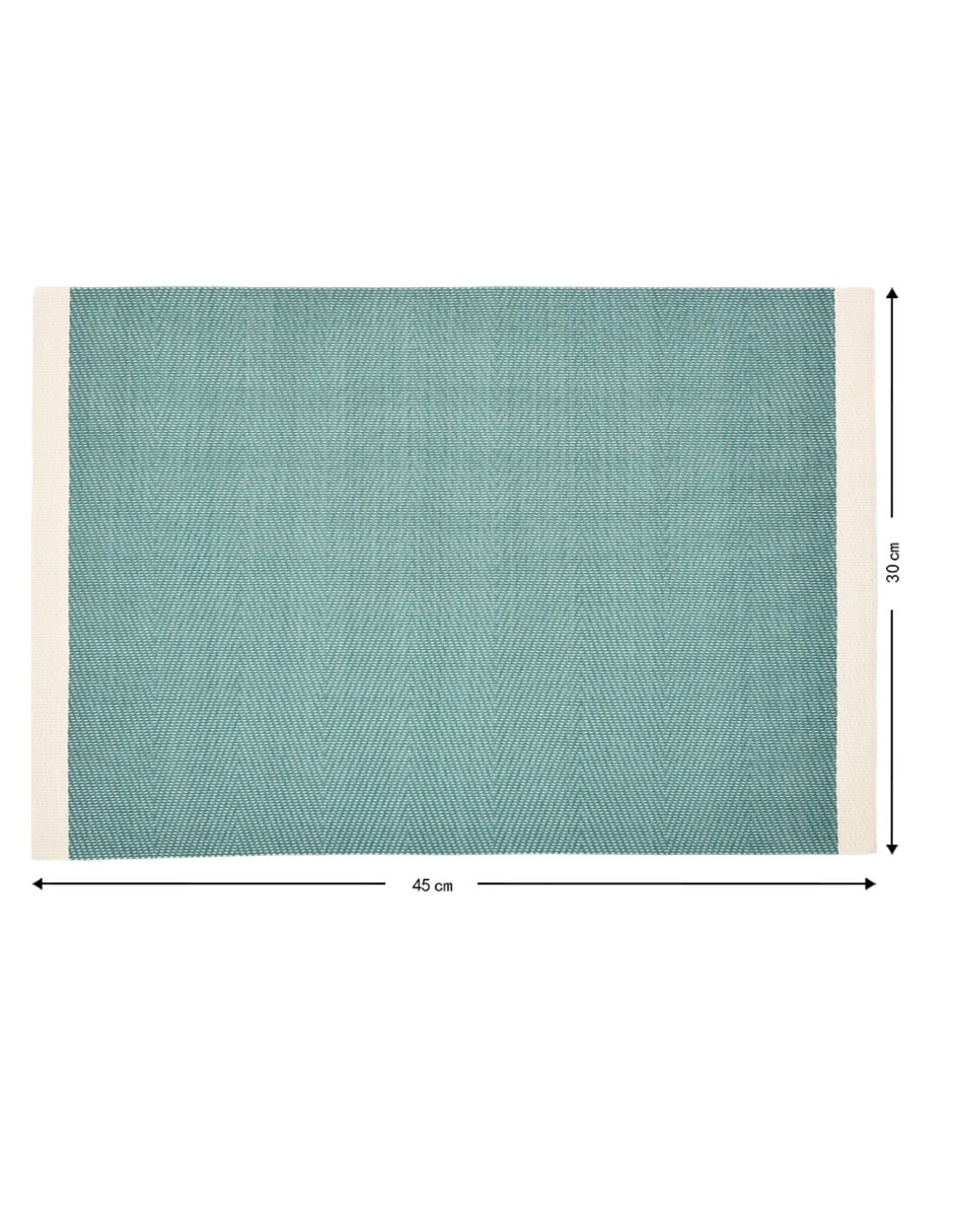 Mantel individual rectangular de PVC 5