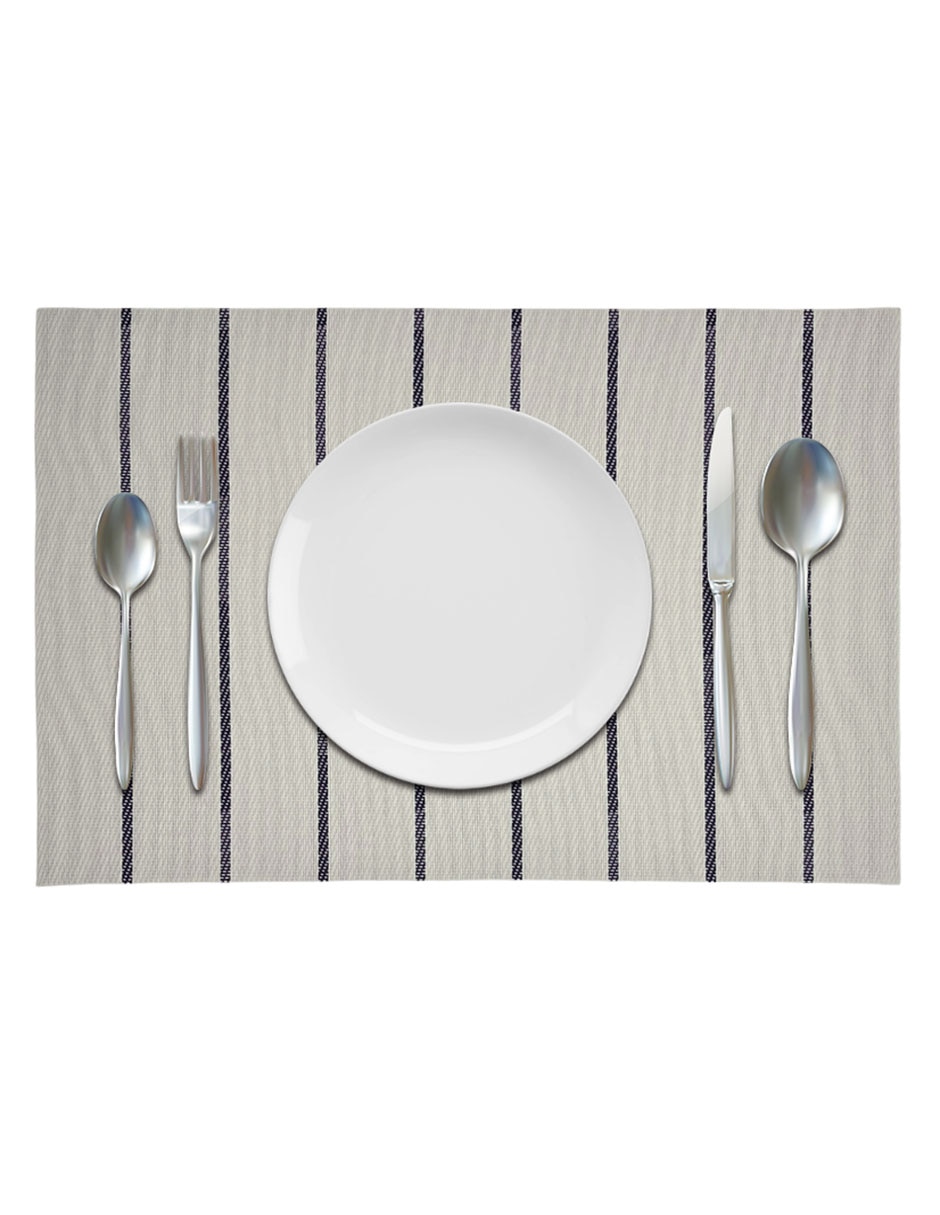 Mantel individual rectangular de PVC 4
