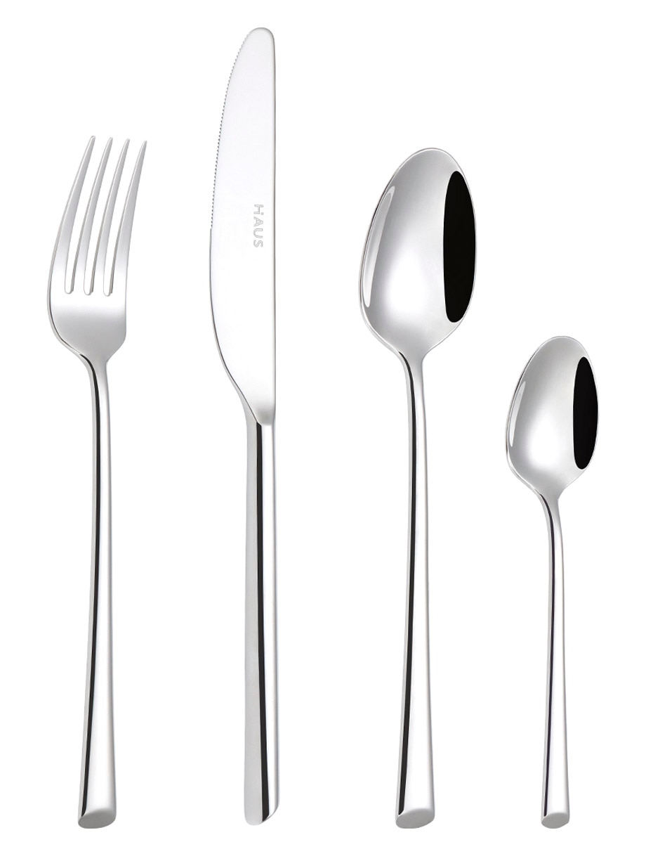 Set cubiertos de acero inoxidable 16 piezas