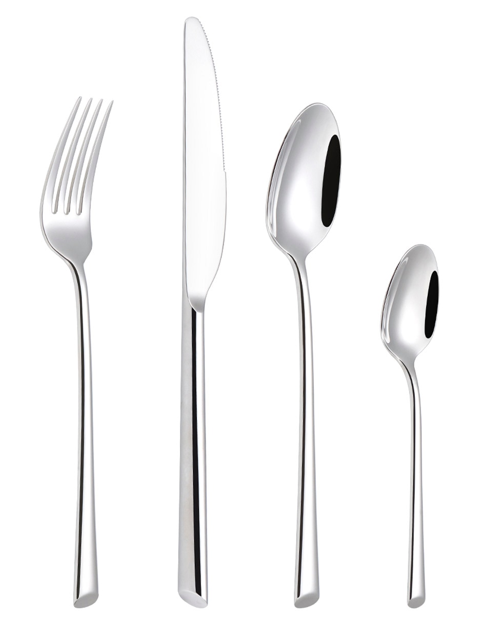 Set cubiertos de acero inoxidable 16 piezas 2