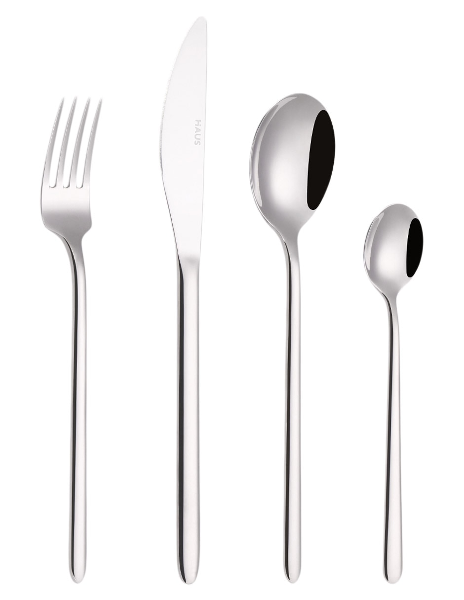 Set cubiertos de acero inoxidable 16 piezas