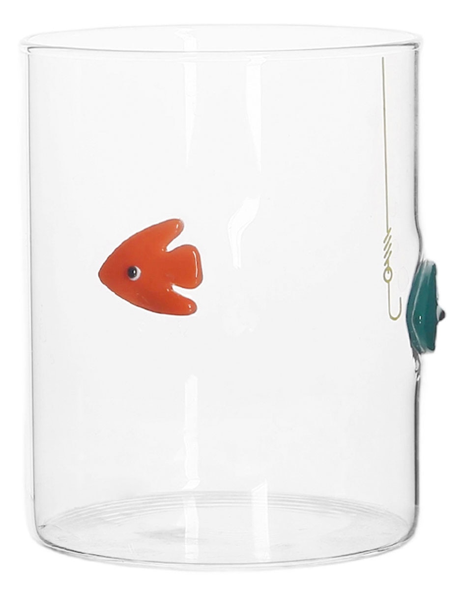 Vaso para agua de vidrio