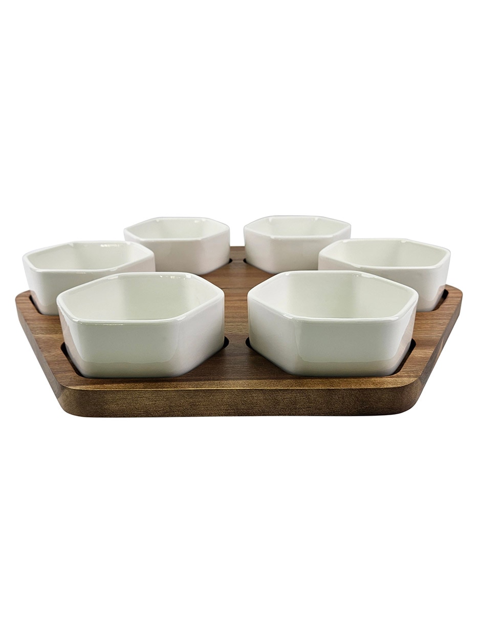 Set botanero de madera 3