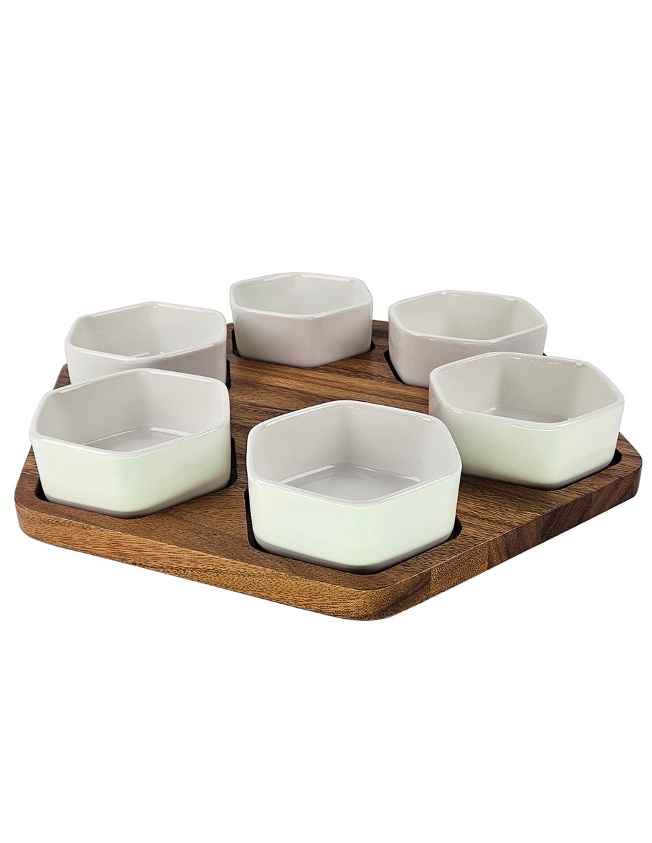 Set botanero de madera 4