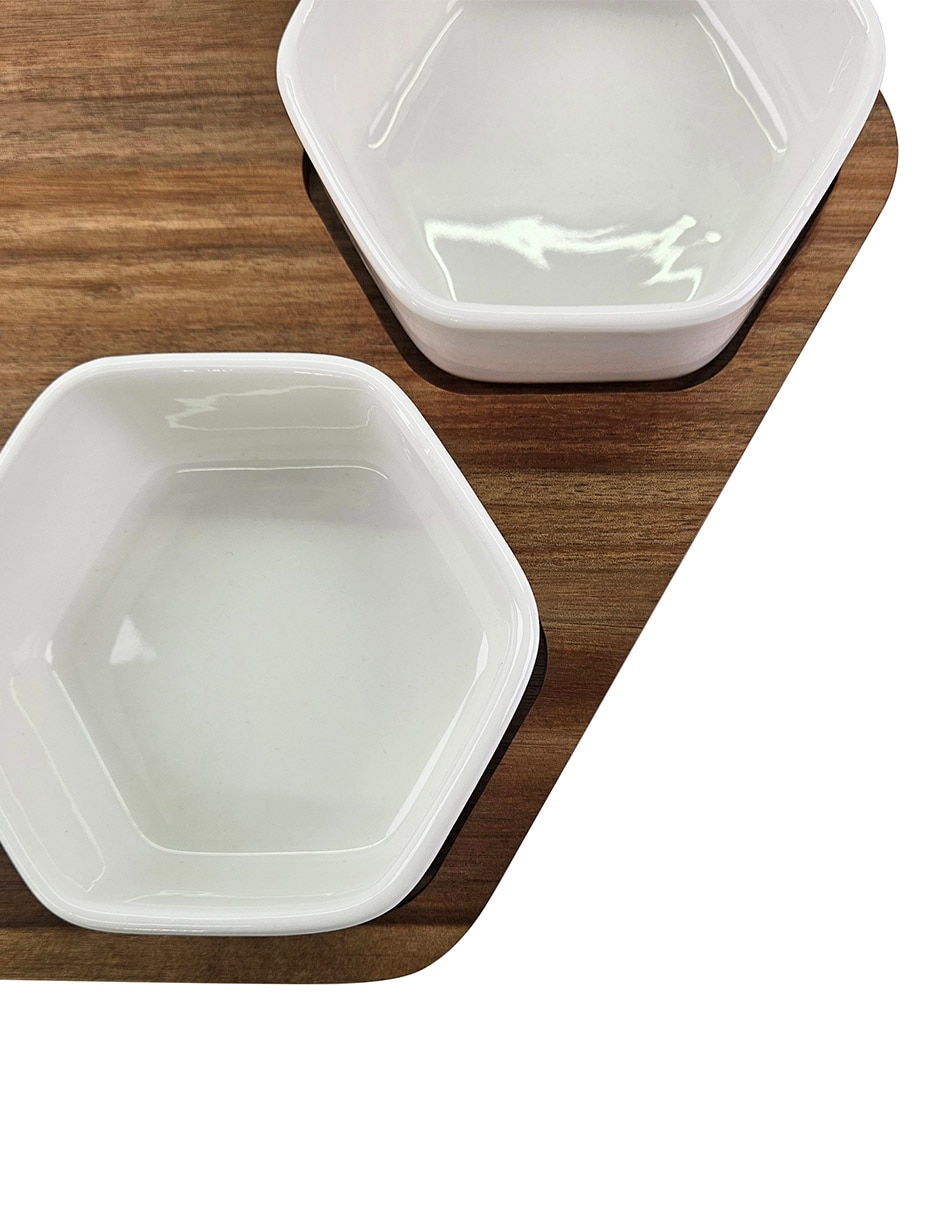 Set botanero de madera 9