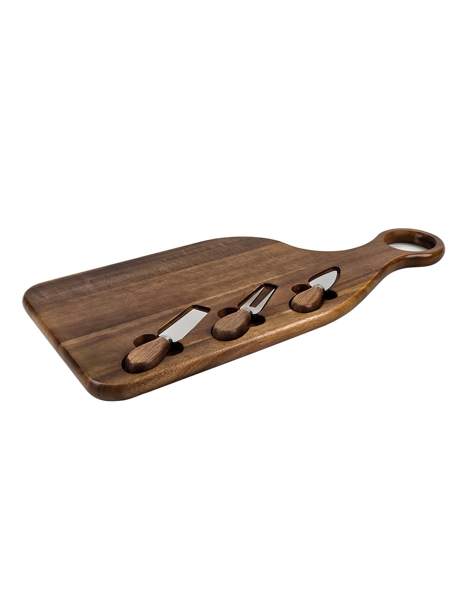 Set tabla para queso de madera 3