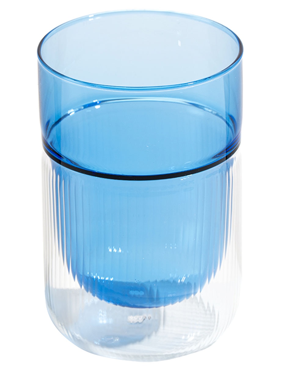 Vaso doble pared de vidrio 2