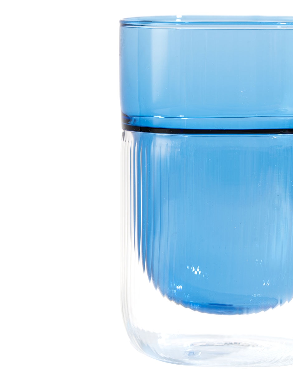 Vaso doble pared de vidrio 3