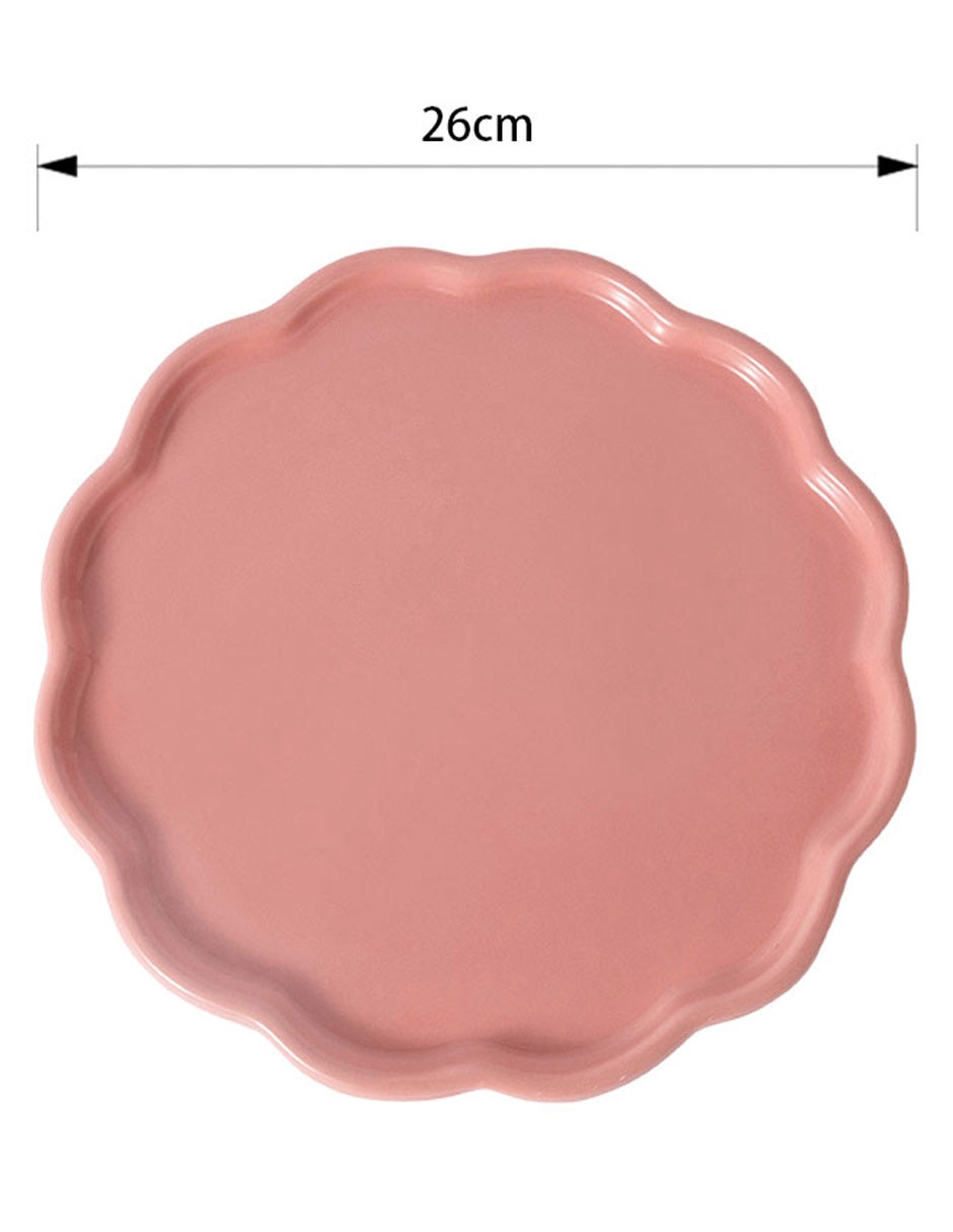 PLATO TRINCHE OASIS FL, 26 CM, DURAZNO