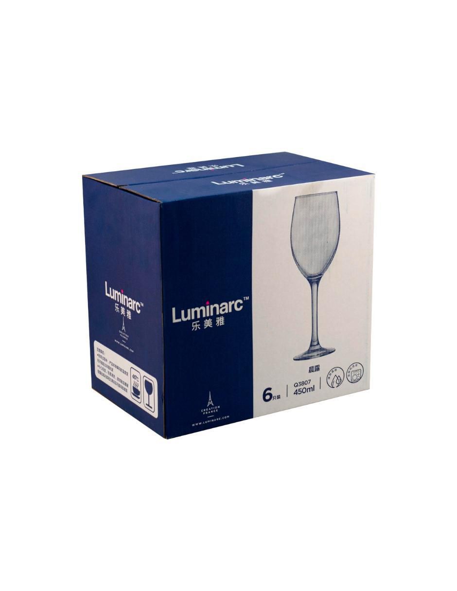 Set de copas para vino Raindrop de vidrio 6 piezas 2
