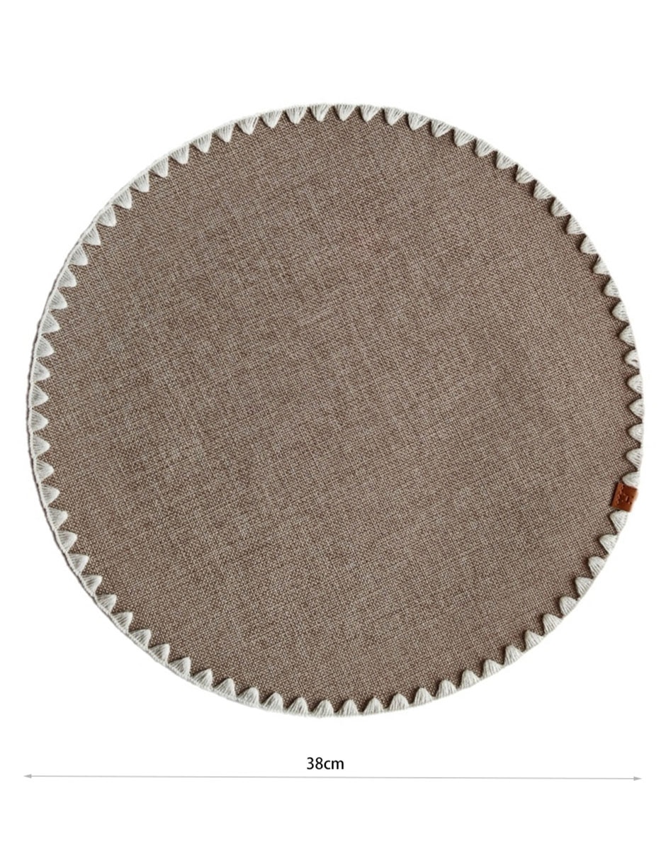 Mantel individual redondo 4