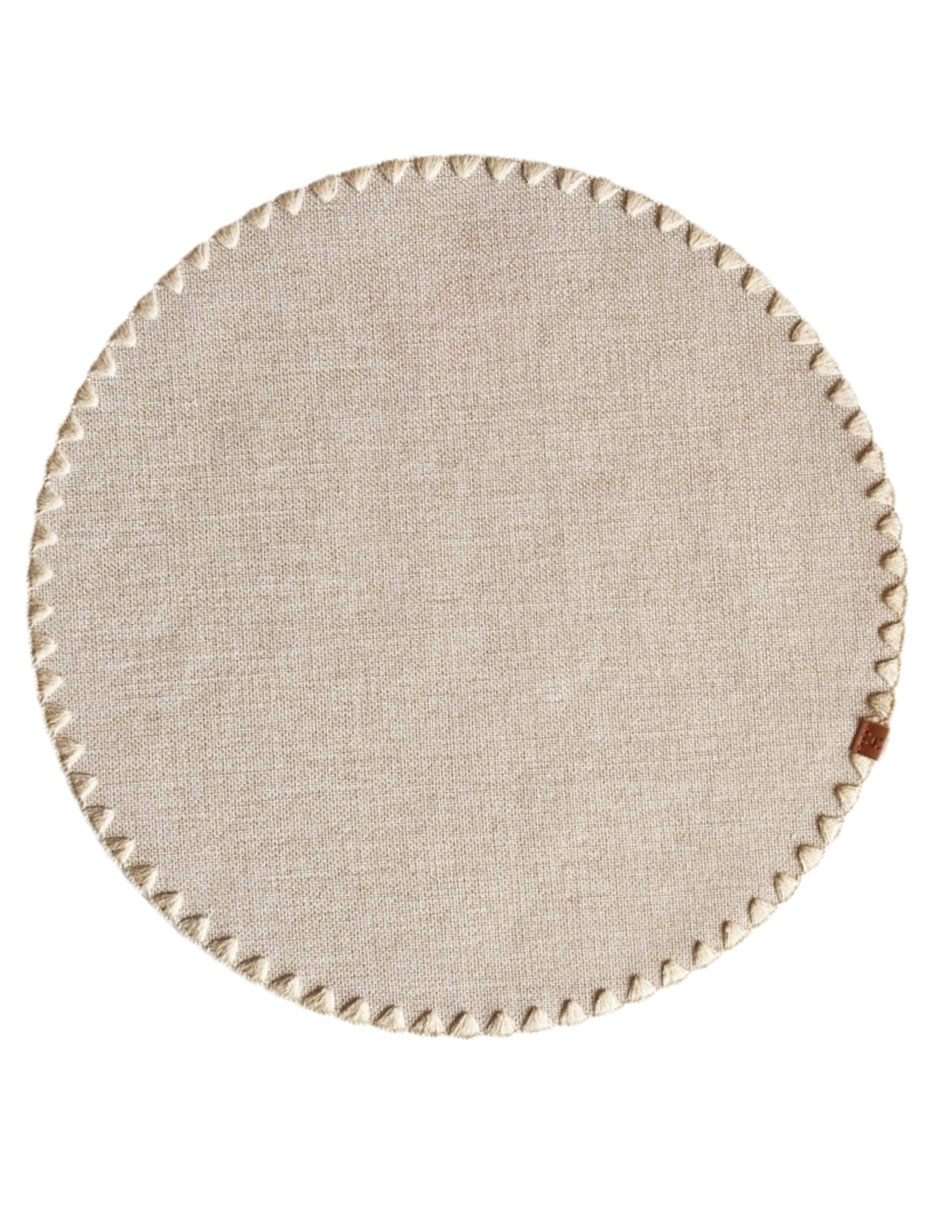 Mantel individual redondo