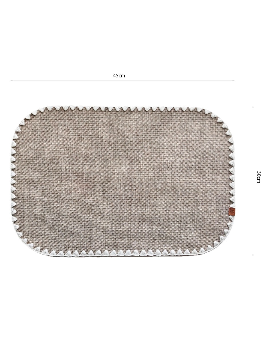 Mantel individual rectangular 4