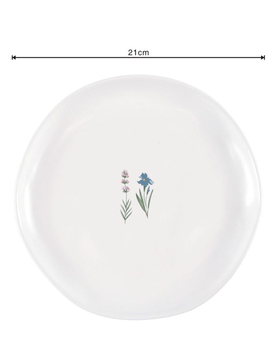 Set platos ensalada Oasis Floral 4 piezas 5