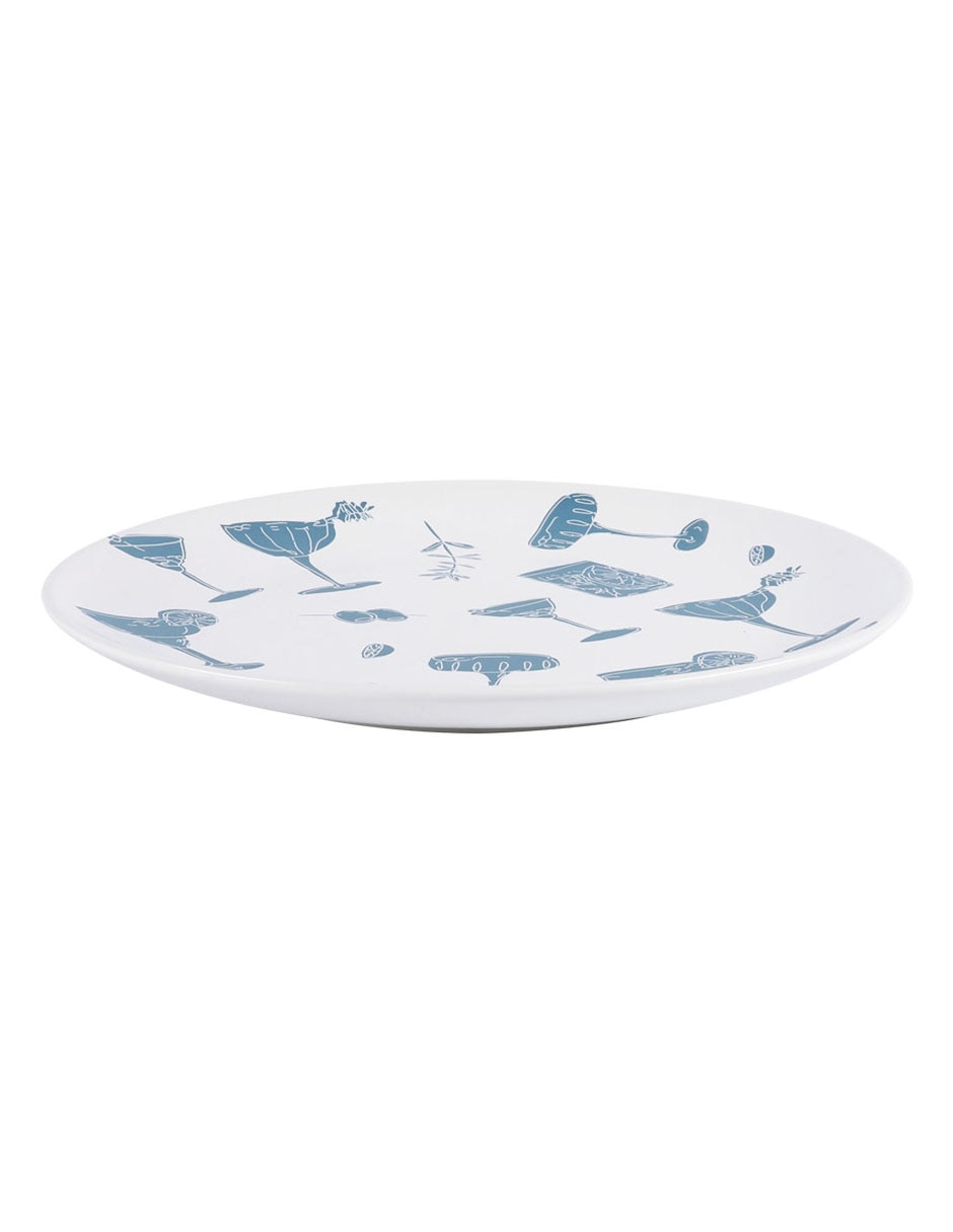 Plato trinche Bar de stoneware