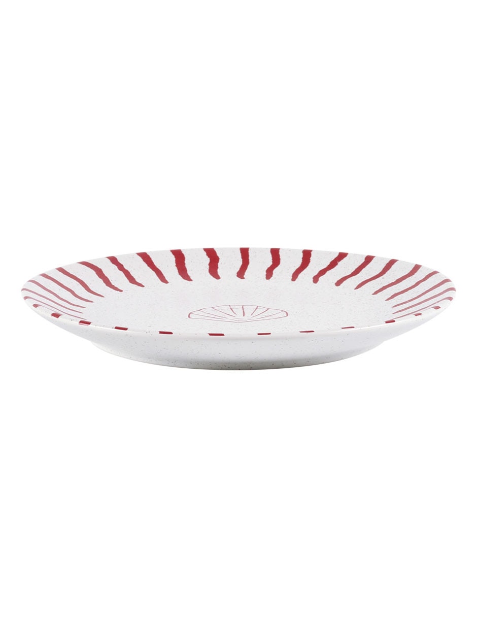 Plato ensalada Oasis Tropical de stoneware Plato ensalada Oasis Tropical de stoneware