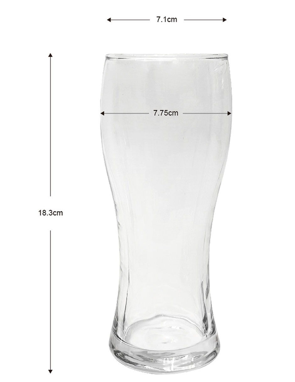 Vaso para cerveza de vidrio 5