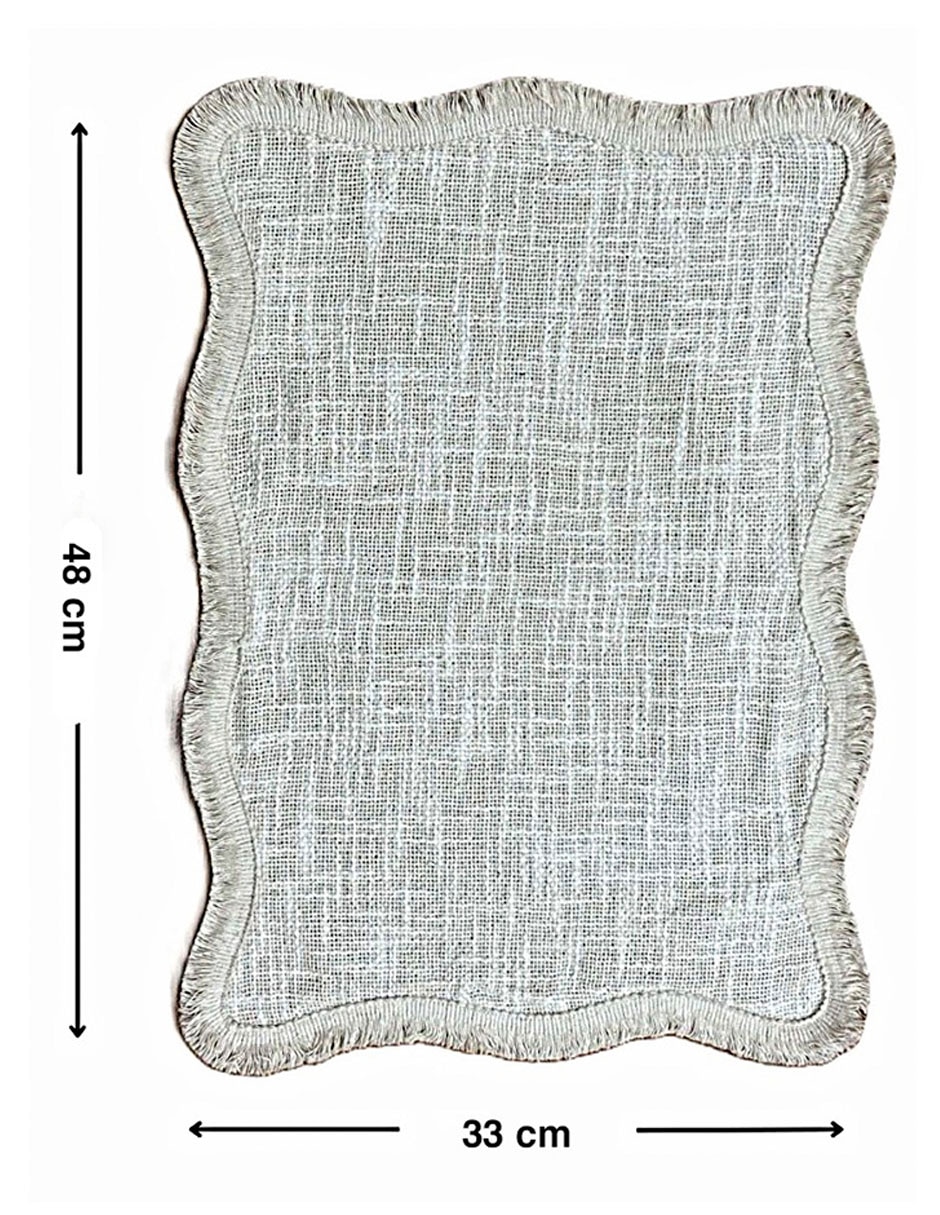 Mantel individual rectangular de algodón Oasis Floral 5
