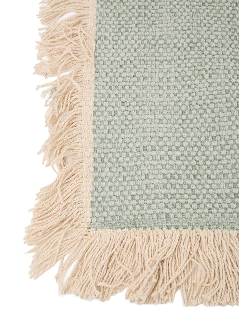 Mantel individual rectangular de algodón Oasis floral 3