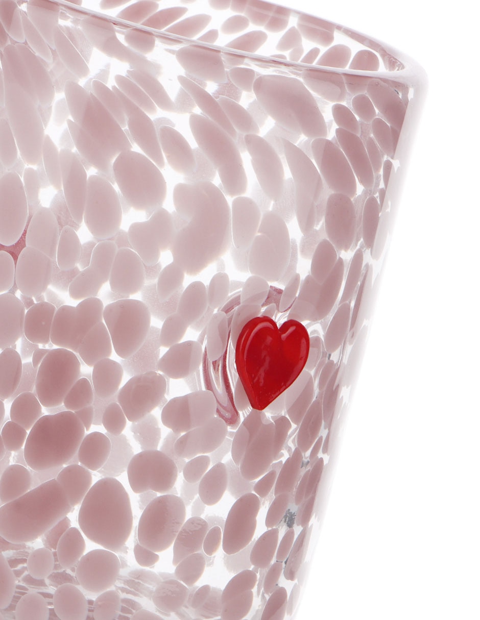 Vaso para agua Valentiness de vidrio 3