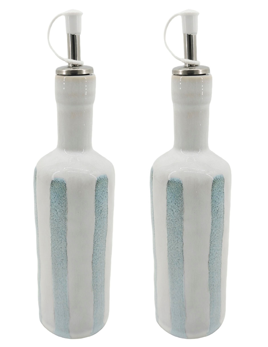 Set de aceite y vinagre de cerámica