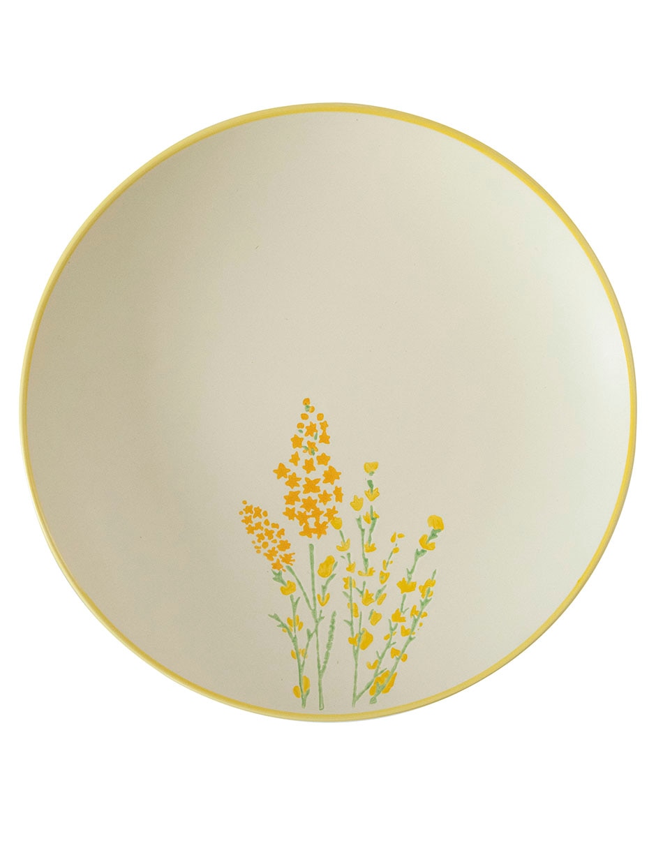 Plaro trinche Oasis Floral de cerámica 2