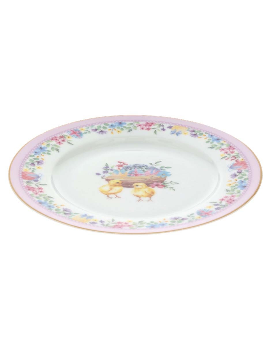 Plato ensalada de porcelana