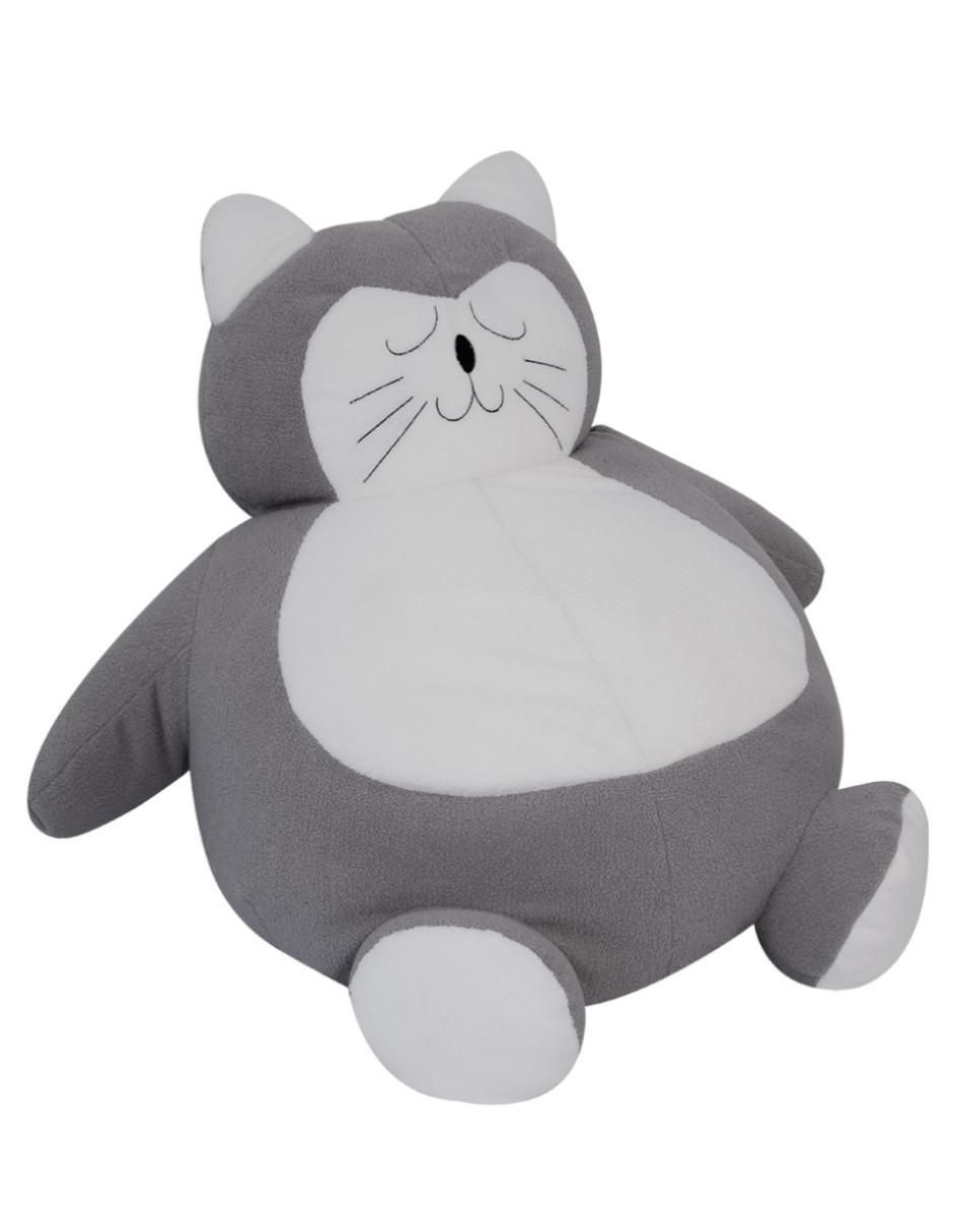 Puff Gato Gris 3