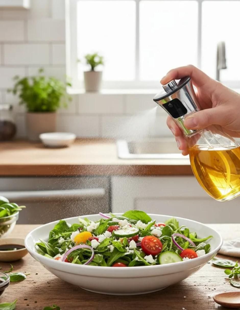 Kit de aceitera de vidrio con spray de vidrio 4