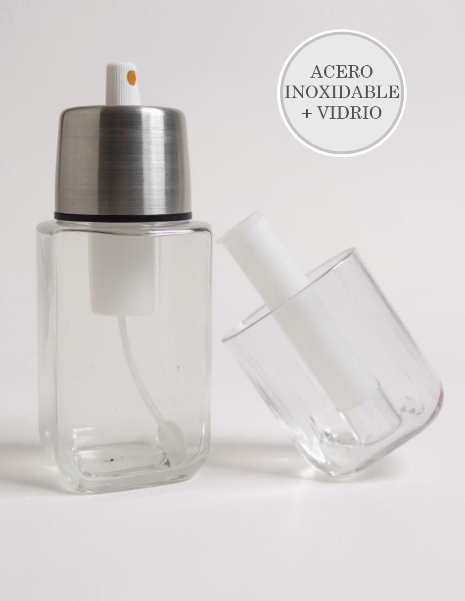 Kit de aceitera Spray de Cocina de 180ml de vidrio 2