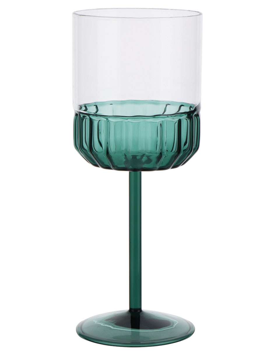 Copa para vino de vidrio