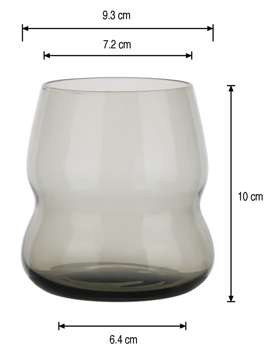 Vaso para agua de vidrio 4